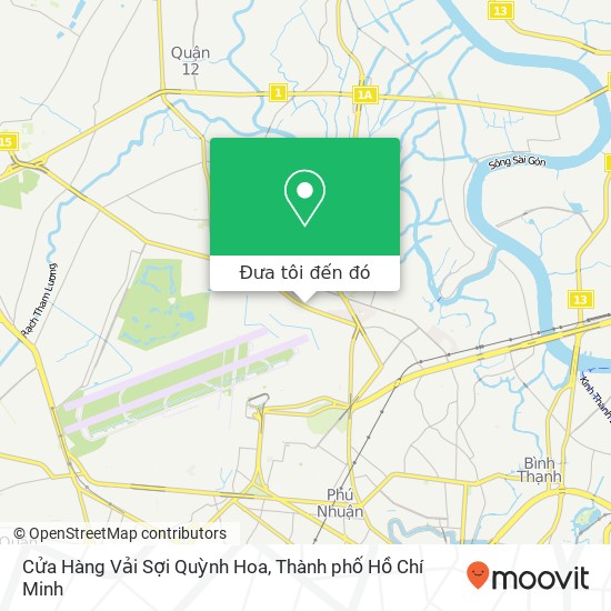 Bản đồ Cửa Hàng Vải Sợi Quỳnh Hoa, 202 ĐƯỜNG Quang Trung Quận Gò Vấp, Thành Phố Hồ Chí Minh