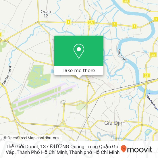 Bản đồ Thế Giới Donut, 137 ĐƯỜNG Quang Trung Quận Gò Vấp, Thành Phố Hồ Chí Minh