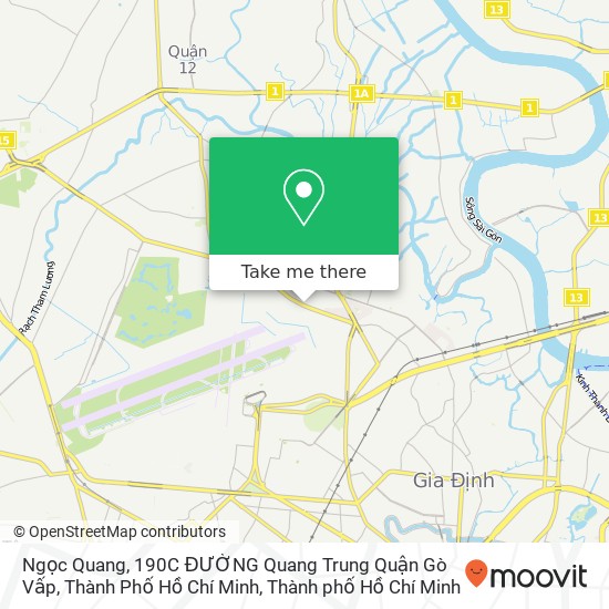 Bản đồ Ngọc Quang, 190C ĐƯỜNG Quang Trung Quận Gò Vấp, Thành Phố Hồ Chí Minh