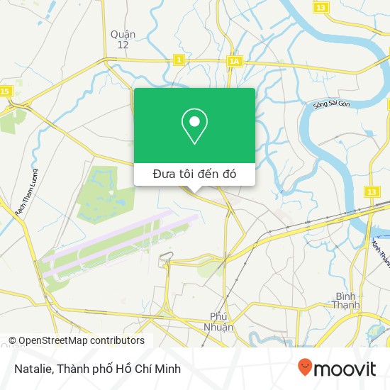 Bản đồ Natalie, ĐƯỜNG Quang Trung Quận Gò Vấp, Thành Phố Hồ Chí Minh