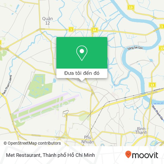 Bản đồ Met Restaurant, 1117 ĐƯỜNG Phan Văn Trị Quận Gò Vấp, Thành Phố Hồ Chí Minh