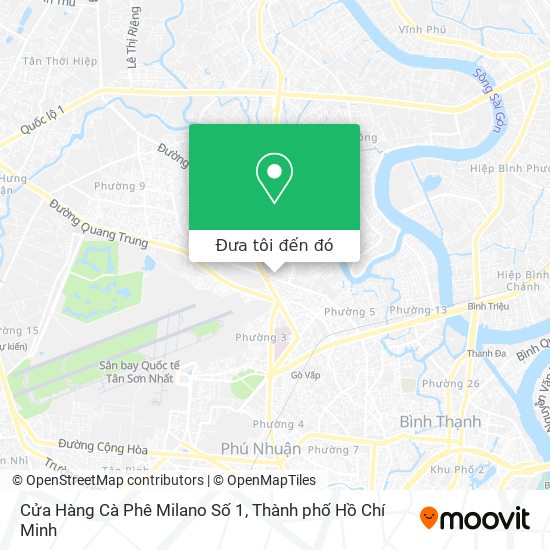 Bản đồ Cửa Hàng Cà Phê Milano Số 1