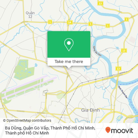 Bản đồ Bá Dũng, Quận Gò Vấp, Thành Phố Hồ Chí Minh