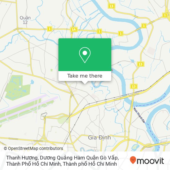 Bản đồ Thanh Hương, Dương Quảng Hàm Quận Gò Vấp, Thành Phố Hồ Chí Minh