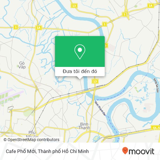 Bản đồ Cafe Phố Mới, ĐƯỜNG Bình Lợi Quận Bình Thạnh, Thành Phố Hồ Chí Minh