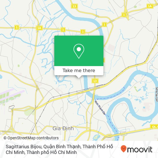 Bản đồ Sagittarius Bijou, Quận Bình Thạnh, Thành Phố Hồ Chí Minh