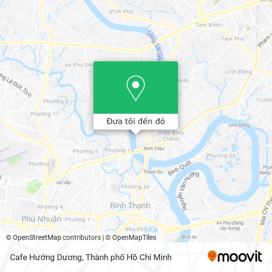 Bản đồ Cafe Hướng Dương
