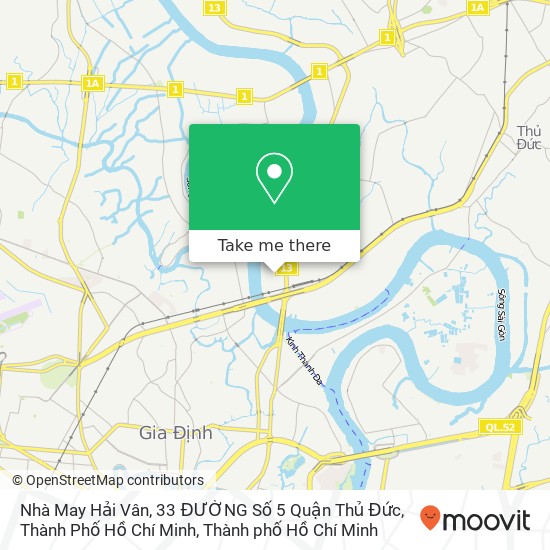 Bản đồ Nhà May Hải Vân, 33 ĐƯỜNG Số 5 Quận Thủ Đức, Thành Phố Hồ Chí Minh