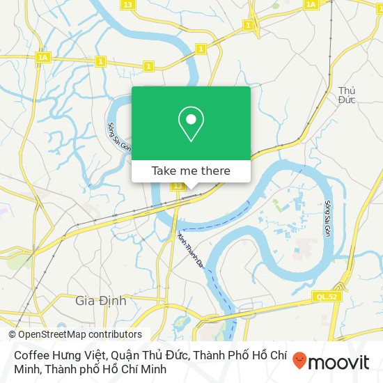 Bản đồ Coffee Hưng Việt, Quận Thủ Đức, Thành Phố Hồ Chí Minh