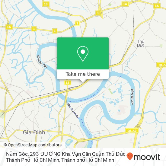 Bản đồ Năm Góc, 293 ĐƯỜNG Kha Vạn Cân Quận Thủ Đức, Thành Phố Hồ Chí Minh