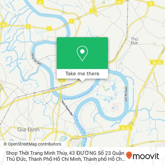 Bản đồ Shop Thời Trang Minh Thúy, 43 ĐƯỜNG Số 23 Quận Thủ Đức, Thành Phố Hồ Chí Minh