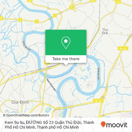 Bản đồ Kem Su Su, ĐƯỜNG Số 23 Quận Thủ Đức, Thành Phố Hồ Chí Minh