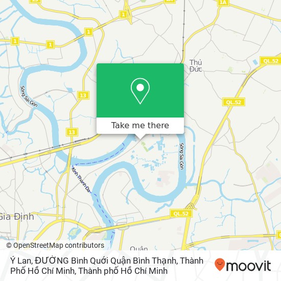 Bản đồ Ý Lan, ĐƯỜNG Bình Quới Quận Bình Thạnh, Thành Phố Hồ Chí Minh