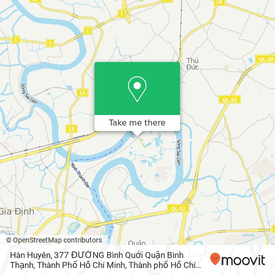 Bản đồ Hàn Huyên, 377 ĐƯỜNG Bình Quới Quận Bình Thạnh, Thành Phố Hồ Chí Minh