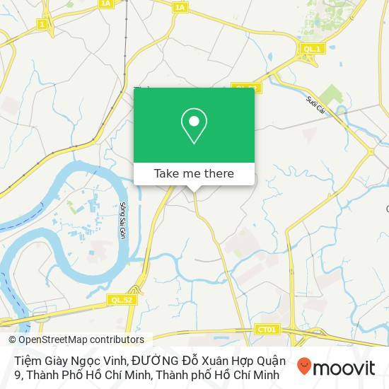 Bản đồ Tiệm Giày Ngọc Vinh, ĐƯỜNG Đỗ Xuân Hợp Quận 9, Thành Phố Hồ Chí Minh
