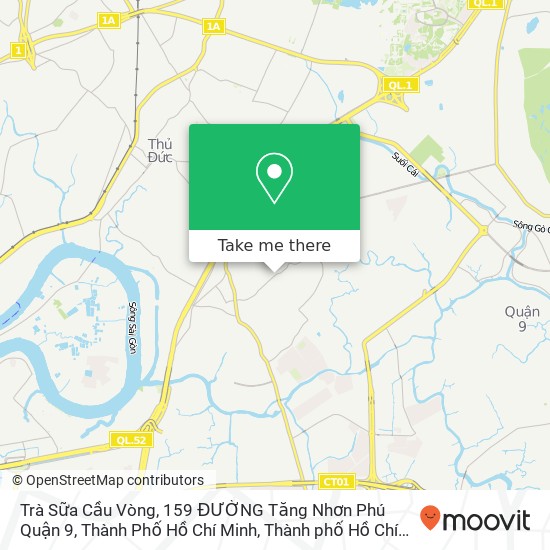 Bản đồ Trà Sữa Cầu Vòng, 159 ĐƯỜNG Tăng Nhơn Phú Quận 9, Thành Phố Hồ Chí Minh
