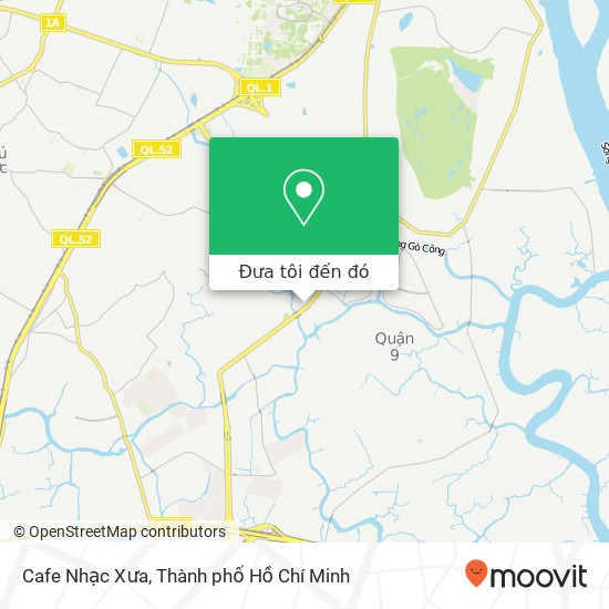 Bản đồ Cafe Nhạc Xưa, ĐƯỜNG Lã Xuân Oai Quận 9, Thành Phố Hồ Chí Minh