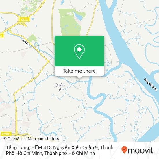 Bản đồ Tăng Long, HẺM 413 Nguyễn Xiển Quận 9, Thành Phố Hồ Chí Minh