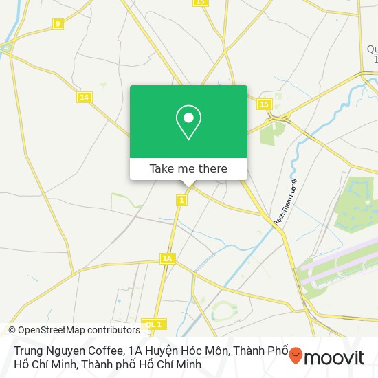 Bản đồ Trung Nguyen Coffee, 1A Huyện Hóc Môn, Thành Phố Hồ Chí Minh