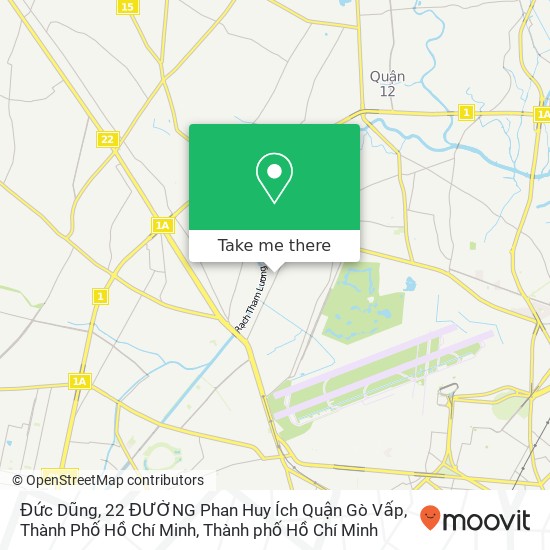 Bản đồ Đức Dũng, 22 ĐƯỜNG Phan Huy Ích Quận Gò Vấp, Thành Phố Hồ Chí Minh