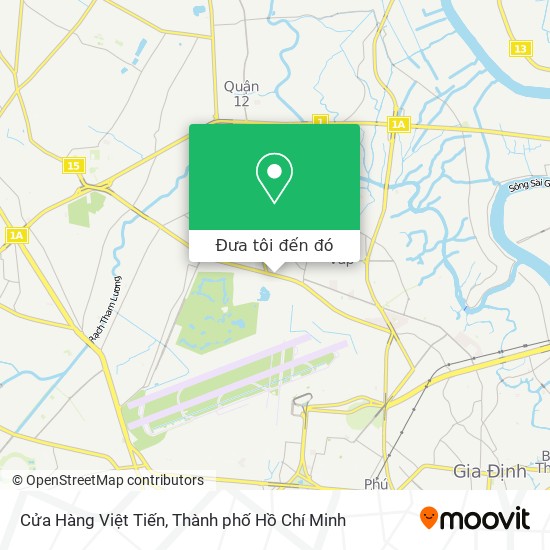 Bản đồ Cửa Hàng Việt Tiến