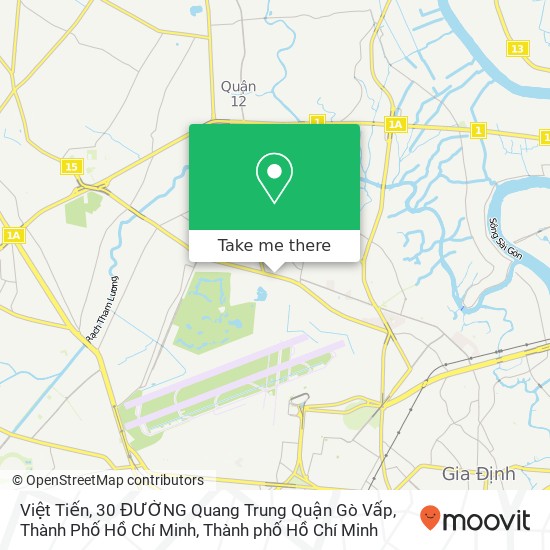 Bản đồ Việt Tiến, 30 ĐƯỜNG Quang Trung Quận Gò Vấp, Thành Phố Hồ Chí Minh