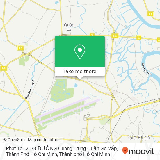 Bản đồ Phát Tài, 21 / 3 ĐƯỜNG Quang Trung Quận Gò Vấp, Thành Phố Hồ Chí Minh