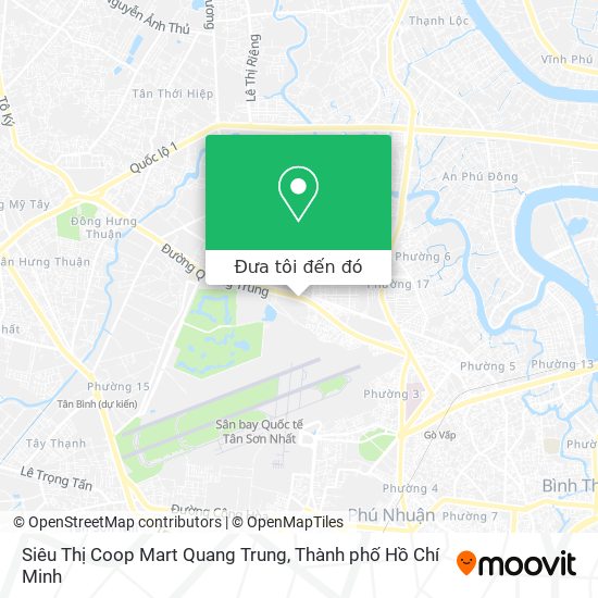 Làm sao để đến Siêu Thị Coop Mart Quang Trung ở Gò Vấp bằng Xe buýt?