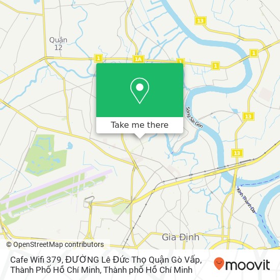 Bản đồ Cafe Wifi 379, ĐƯỜNG Lê Đức Thọ Quận Gò Vấp, Thành Phố Hồ Chí Minh