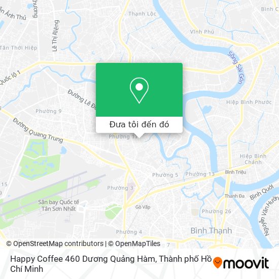 Bản đồ Happy Coffee 460 Dương Quảng Hàm