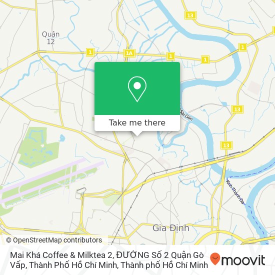 Bản đồ Mai Khá Coffee & Milktea 2, ĐƯỜNG Số 2 Quận Gò Vấp, Thành Phố Hồ Chí Minh