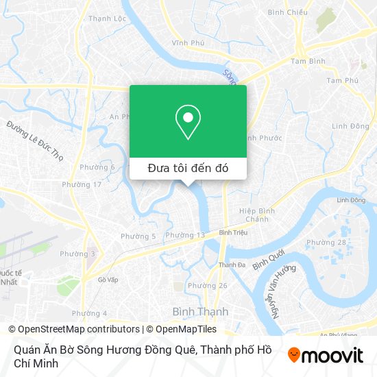Bản đồ Quán Ăn Bờ Sông Hương Đồng Quê