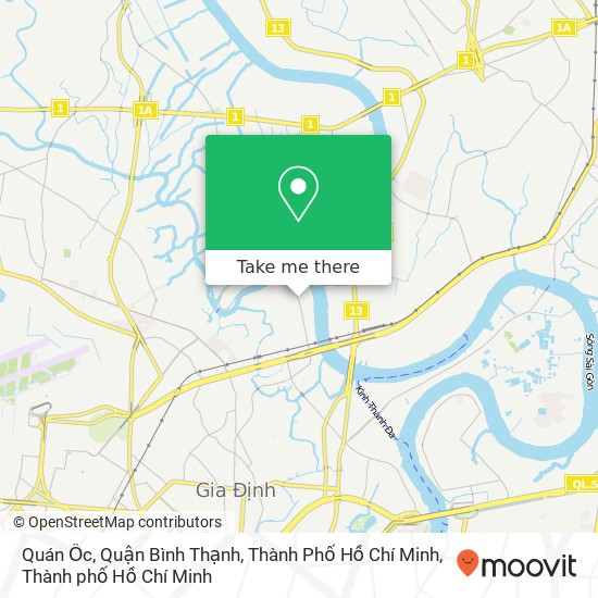 Bản đồ Quán Ốc, Quận Bình Thạnh, Thành Phố Hồ Chí Minh