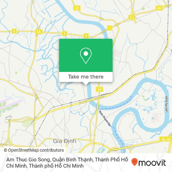 Bản đồ Am Thuc Gio Song, Quận Bình Thạnh, Thành Phố Hồ Chí Minh