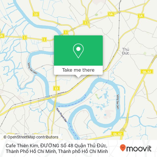 Bản đồ Cafe Thiên Kim, ĐƯỜNG Số 48 Quận Thủ Đức, Thành Phố Hồ Chí Minh