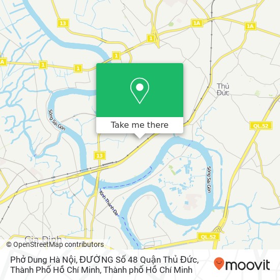 Bản đồ Phở Dung Hà Nội, ĐƯỜNG Số 48 Quận Thủ Đức, Thành Phố Hồ Chí Minh