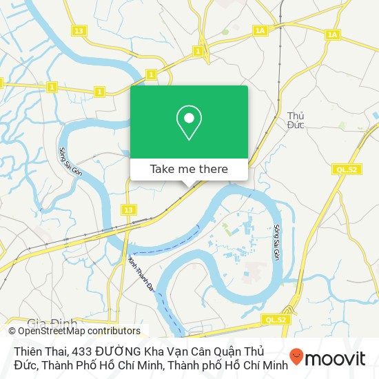 Bản đồ Thiên Thai, 433 ĐƯỜNG Kha Vạn Cân Quận Thủ Đức, Thành Phố Hồ Chí Minh