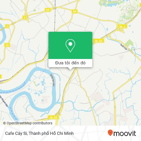 Bản đồ Cafe Cây Si, ĐƯỜNG Số 3 Quận Thủ Đức, Thành Phố Hồ Chí Minh