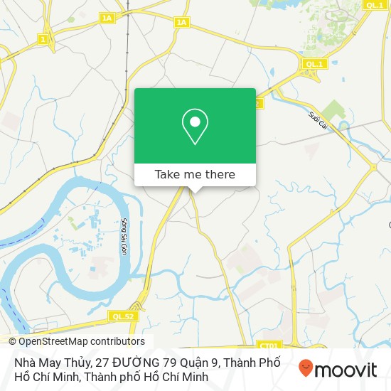 Bản đồ Nhà May Thủy, 27 ĐƯỜNG 79 Quận 9, Thành Phố Hồ Chí Minh