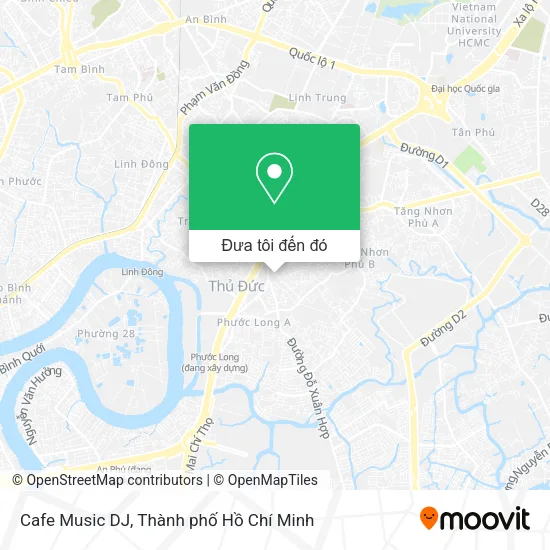 Bản đồ Cafe Music DJ