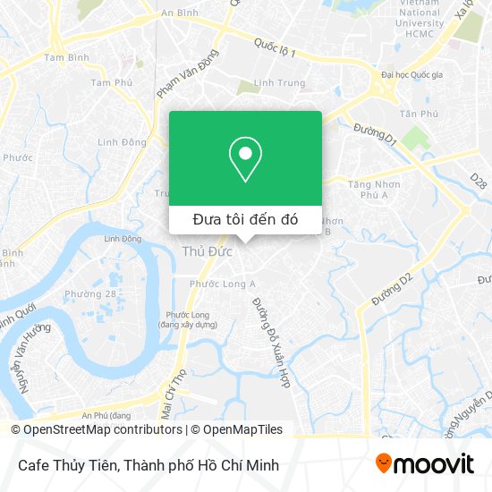 Bản đồ Cafe Thủy Tiên