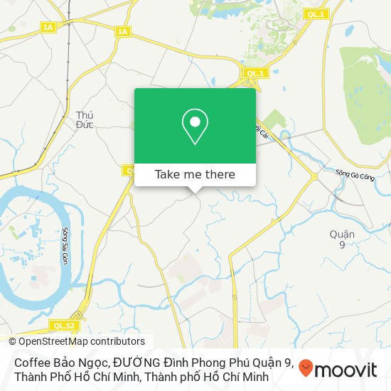 Bản đồ Coffee Bảo Ngọc, ĐƯỜNG Đình Phong Phú Quận 9, Thành Phố Hồ Chí Minh
