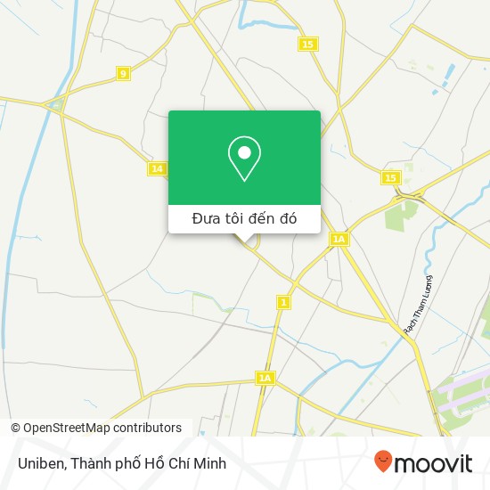 Bản đồ Uniben, ĐƯỜNG Phan Văn Hớn Huyện Hóc Môn, Thành Phố Hồ Chí Minh
