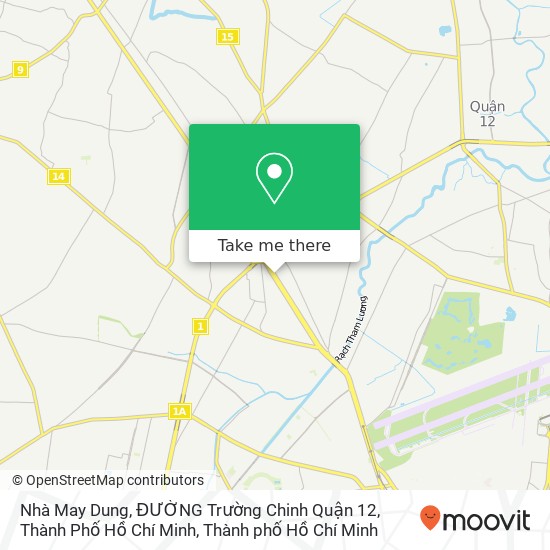 Bản đồ Nhà May Dung, ĐƯỜNG Trường Chinh Quận 12, Thành Phố Hồ Chí Minh