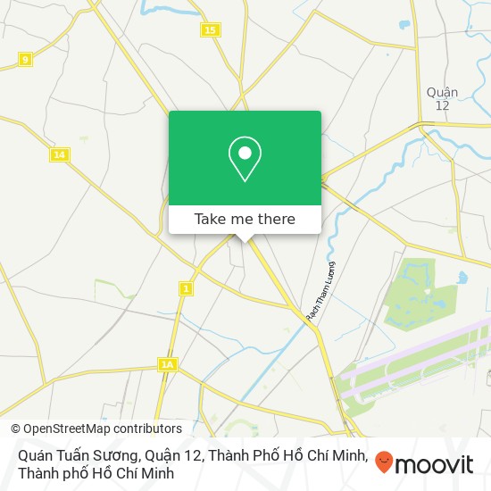 Bản đồ Quán Tuấn Sương, Quận 12, Thành Phố Hồ Chí Minh