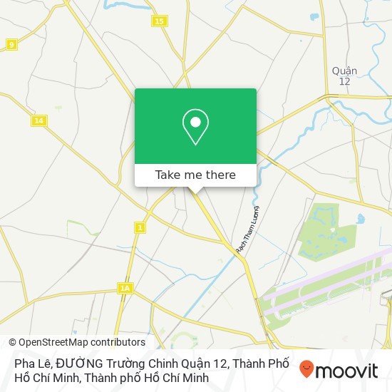 Bản đồ Pha Lê, ĐƯỜNG Trường Chinh Quận 12, Thành Phố Hồ Chí Minh