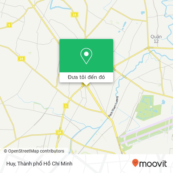 Bản đồ Huy, Quận 12, Thành Phố Hồ Chí Minh