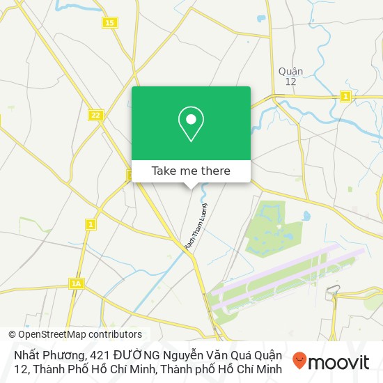 Bản đồ Nhất Phương, 421 ĐƯỜNG Nguyễn Văn Quá Quận 12, Thành Phố Hồ Chí Minh