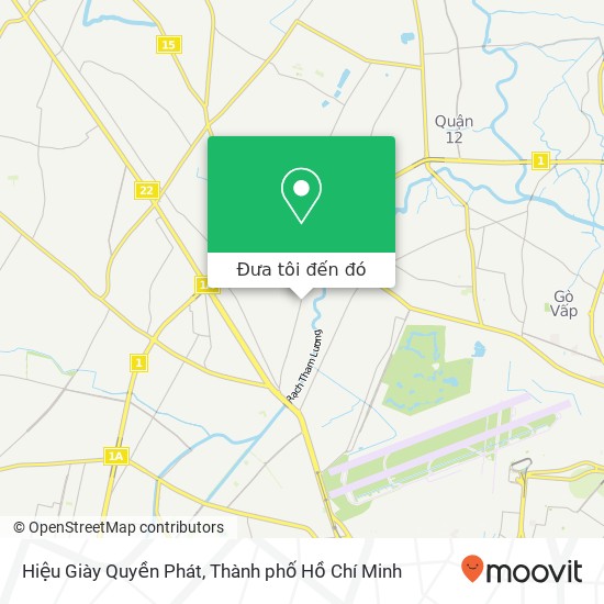 Bản đồ Hiệu Giày Quyền Phát, ĐƯỜNG Nguyễn Văn Quá Quận 12, Thành Phố Hồ Chí Minh