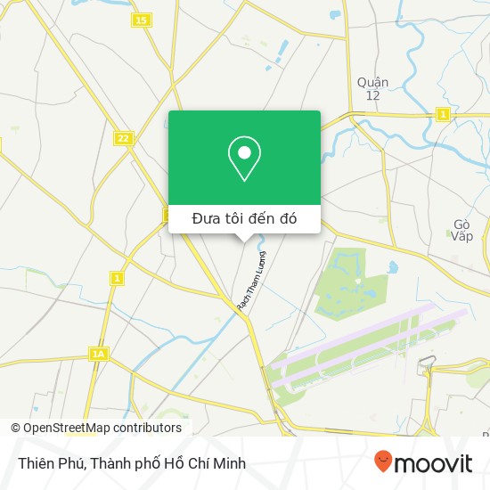 Bản đồ Thiên Phú, ĐƯỜNG Nguyễn Văn Quá Quận 12, Thành Phố Hồ Chí Minh